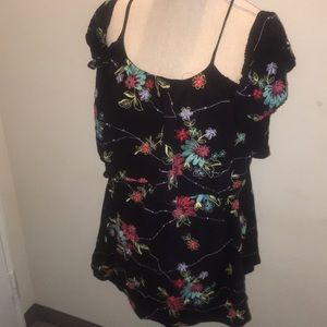 Embroidered Top Tunic Dress